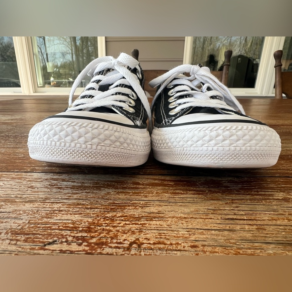Converse Chuck Taylor All Star Sneakers Black Low Top Canvas Unisex M6 W8 - Picture 12 of 16